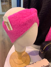 Load image into Gallery viewer, Bekka Twist Soft Knitted Headband - Hot Pink
