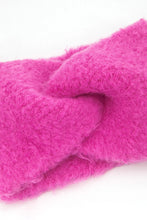 Load image into Gallery viewer, Bekka Twist Soft Knitted Headband - Hot Pink