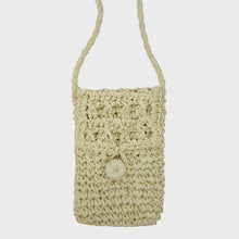 Load image into Gallery viewer, Lilou Small Cross Body Straw Bag - Natural