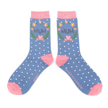 Load image into Gallery viewer, Miss Sparrow Bamboo Mum Floral Wreath Socks
