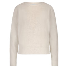 Load image into Gallery viewer, Red Button Fluffy Jumper - Cream