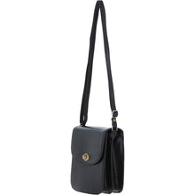 Load image into Gallery viewer, Ashwood Medium Leather Crossbody Bag - Black