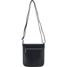 Load image into Gallery viewer, Ashwood Medium Leather Crossbody Bag - Black