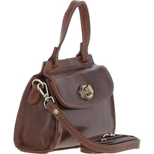 Load image into Gallery viewer, Ashwood Small Leather Grab Bag - Brown