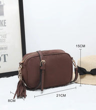 Load image into Gallery viewer, Mila Vegan Suede Camera Bag - Camel