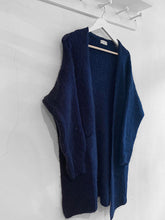 Load image into Gallery viewer, Carys Mohair Long Cardigan - Navy