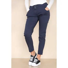 Load image into Gallery viewer, Carmen Magic Plain Trousers - Navy