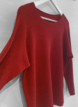 Load image into Gallery viewer, Isabella Soft Knit Jumper - Wine