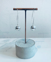 Load image into Gallery viewer, Sterling Silver Ball Hook Earrings