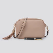 Load image into Gallery viewer, Emma Faux Leather Camera Bag - Gold Metal Hardware