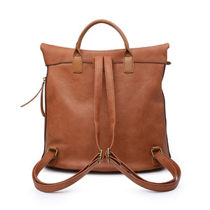 Tessa Woven Backpack - Tan