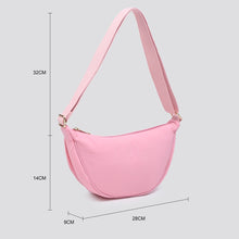 Load image into Gallery viewer, Jessie Rounded Canvas Bag - Dark Grey