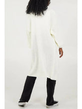 Load image into Gallery viewer, Cassie Rib Knit Long Cardigan - Cream
