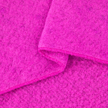 Load image into Gallery viewer, Evie Asymmetric Textured Blanket Scarf - Hot Pink