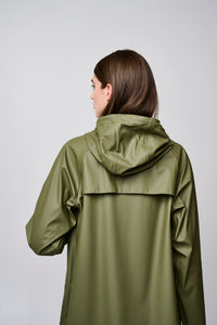 ICHI Tazi Raincoat - Kalamata Green