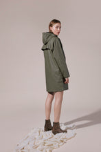 Load image into Gallery viewer, ICHI Tazi Raincoat - Kalamata Green