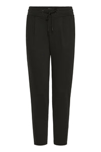 ICHI Kate Cropped Joggers - Black