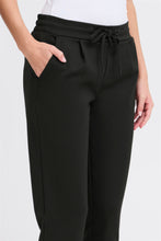 Load image into Gallery viewer, ICHI Kate Cropped Joggers - Black