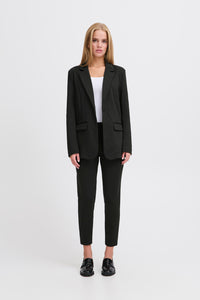 ICHI Kate Cropped Joggers - Black