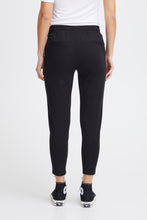 Load image into Gallery viewer, ICHI Kate Cropped Joggers - Black