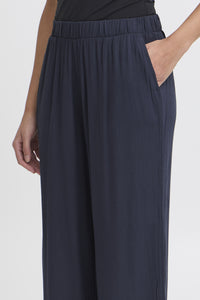 ICHI Marrakech Trousers - Total Eclipse