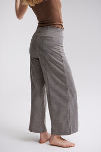 ICHI Kate Cameleon Check Trousers - Nomad