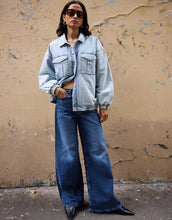 Load image into Gallery viewer, ICHI Twiggy Wide Leg Jeans - Medium Blue