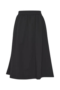 ICHI Jolissa Midi Skirt - Black