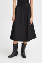 Load image into Gallery viewer, ICHI Jolissa Midi Skirt - Black