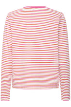 Load image into Gallery viewer, ICHI Mira Stripe Cotton Top - Cloud Dancer &amp; Pink Yarrow