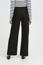 Load image into Gallery viewer, ICHI Kate Denim Cotton Blend Trousers - Black