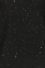 Load image into Gallery viewer, ICHI Damian Sparkle V Neck Wool Blend Jumper - Black