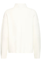 Load image into Gallery viewer, ICHI Ballia Crew Neck Jumper - Cloud Dancer