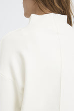 Load image into Gallery viewer, ICHI Ballia Crew Neck Jumper - Cloud Dancer