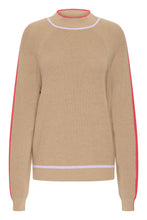 Load image into Gallery viewer, ICHI Boston Turtle Neck Jumper - Sepia Tint