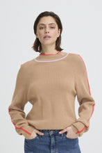 Load image into Gallery viewer, ICHI Boston Turtle Neck Jumper - Sepia Tint