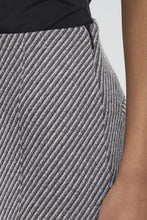 Load image into Gallery viewer, ICHI Kate Twillish Wide Legged Trousers - Black &amp; White Graphic Stripe