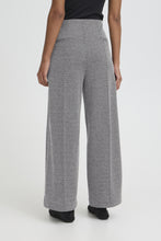 Load image into Gallery viewer, ICHI Kate Twillish Wide Legged Trousers - Black &amp; White Graphic Stripe