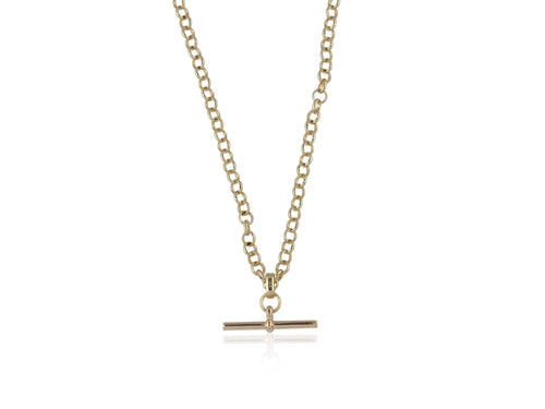 Sylvia T Bar Necklace  - Gold Plated