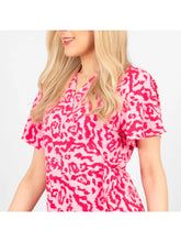 Load image into Gallery viewer, Amara Leopard Print Wrap Dress - Pink