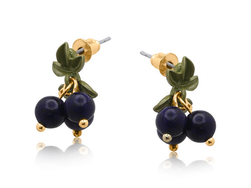 Gora Resin Blueberry Earrings
