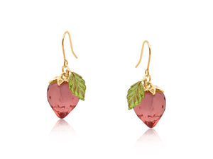 Yagoda Resin Strawberry Drop Earrings