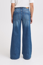 Load image into Gallery viewer, ICHI Twiggy Wide Leg Jeans - Medium Blue