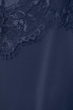 Load image into Gallery viewer, ICHI Like Lace Trimmed Camisole - Total Eclipse