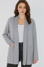 Load image into Gallery viewer, Iona Open Front Long Cardigan - Silver