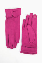 Load image into Gallery viewer, Tori Scalloped Cuff Gloves - Fuchsia