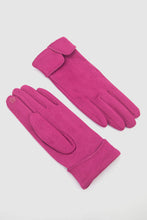 Load image into Gallery viewer, Tori Scalloped Cuff Gloves - Fuchsia