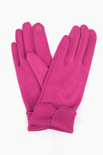 Load image into Gallery viewer, Tori Scalloped Cuff Gloves - Fuchsia