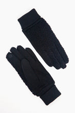 Load image into Gallery viewer, Winne Borg Fleece Gloves - Black
