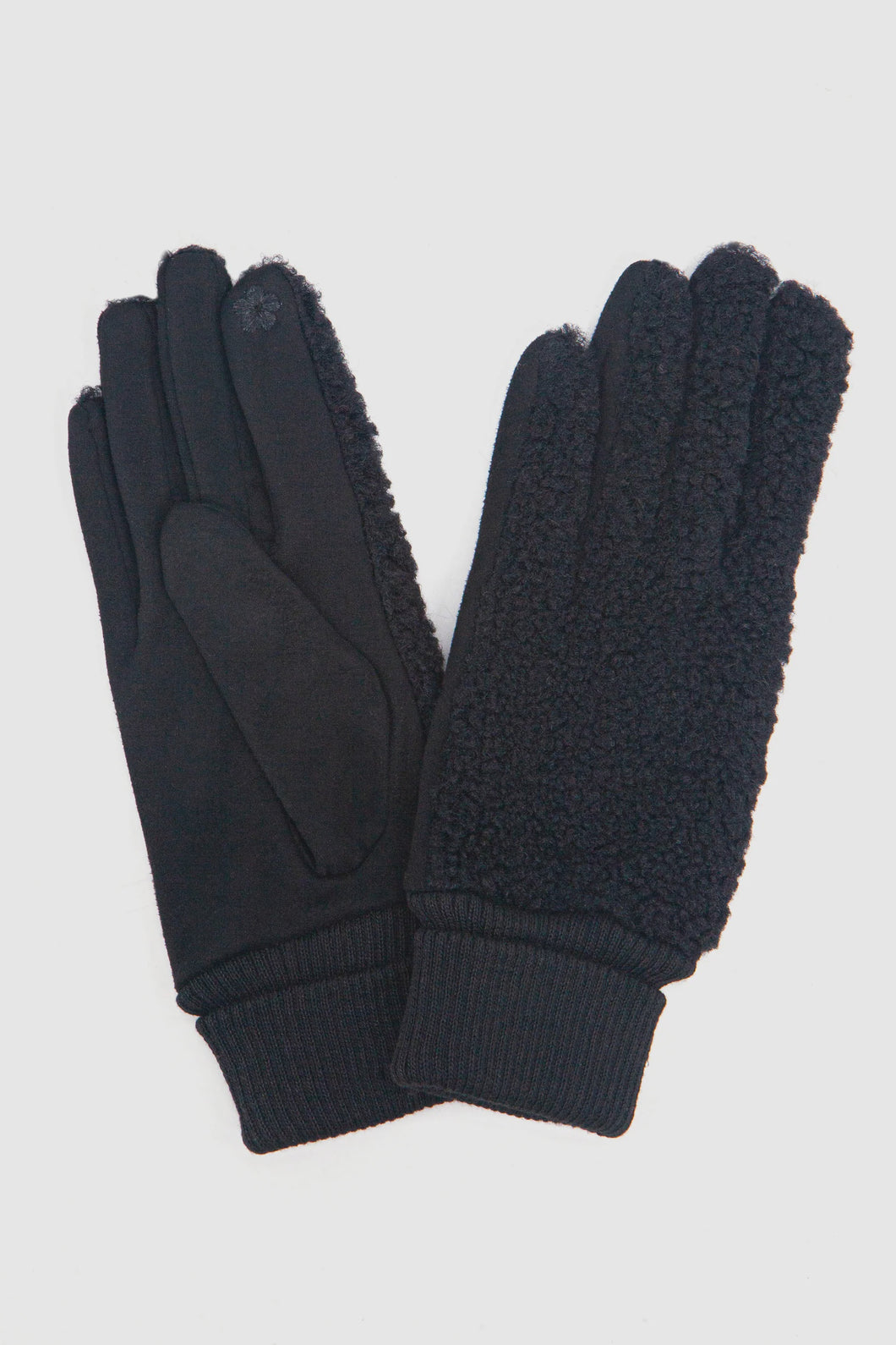 Winne Borg Fleece Gloves - Black